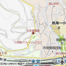 日本鋼管前周辺の地図