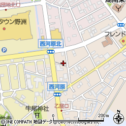 滋賀県野洲市西河原2218周辺の地図