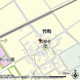 滋賀県近江八幡市竹町304周辺の地図