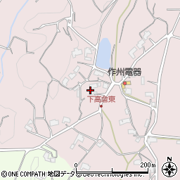 岡山県津山市下高倉東1806周辺の地図