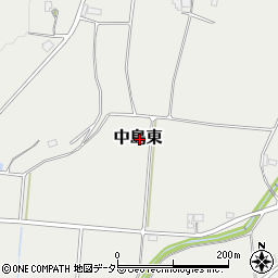 岡山県勝田郡奈義町中島東周辺の地図