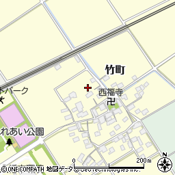 滋賀県近江八幡市竹町300周辺の地図