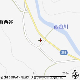 兵庫県丹波市山南町西谷160周辺の地図