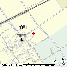 滋賀県近江八幡市竹町44周辺の地図