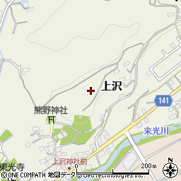 静岡県田方郡函南町上沢577周辺の地図