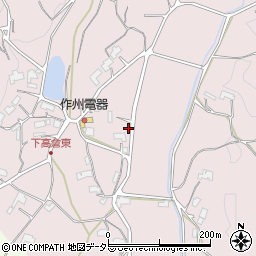 岡山県津山市下高倉東1579周辺の地図