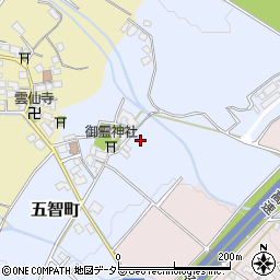 滋賀県東近江市五智町94周辺の地図