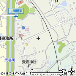 静岡県三島市北沢周辺の地図