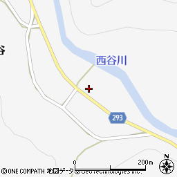 兵庫県丹波市山南町西谷165周辺の地図
