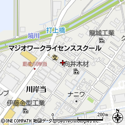 愛知県みよし市莇生町川岸当31周辺の地図
