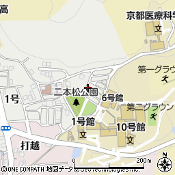京都府南丹市園部町栄町周辺の地図
