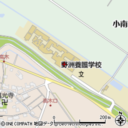 滋賀県立野洲養護学校周辺の地図