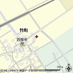 滋賀県近江八幡市竹町911周辺の地図