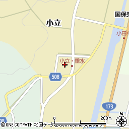 兵庫県丹波篠山市小立186周辺の地図