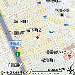 愛知県名古屋市南区城下町周辺の地図