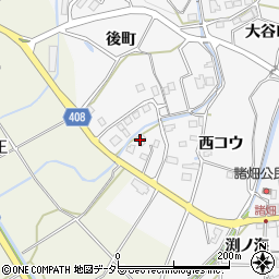 京都府南丹市八木町諸畑西コウ44周辺の地図