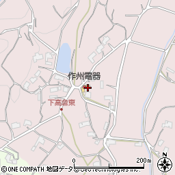 岡山県津山市下高倉東1556周辺の地図