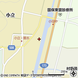 兵庫県丹波篠山市小立215周辺の地図