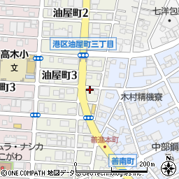 愛知県名古屋市港区油屋町3丁目41周辺の地図