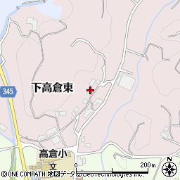 岡山県津山市下高倉東1952-1周辺の地図