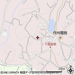 岡山県津山市下高倉東1757周辺の地図