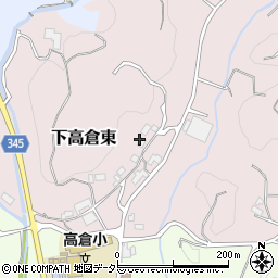 岡山県津山市下高倉東1952周辺の地図
