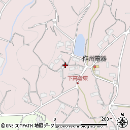 岡山県津山市下高倉東1763周辺の地図