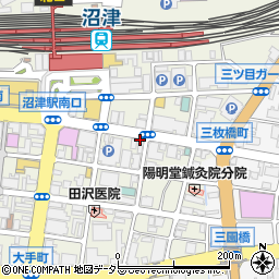 葉山珈琲 沼津駅前店周辺の地図