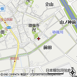 愛知県みよし市莇生町（前田）周辺の地図