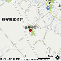 金井神社周辺の地図