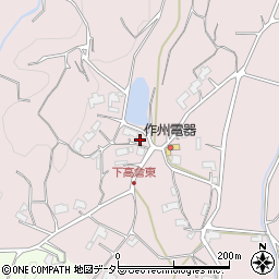 岡山県津山市下高倉東1768周辺の地図
