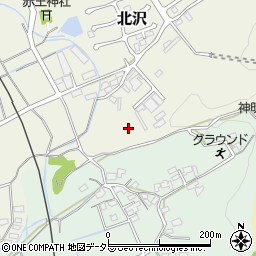 静岡県三島市北沢189周辺の地図