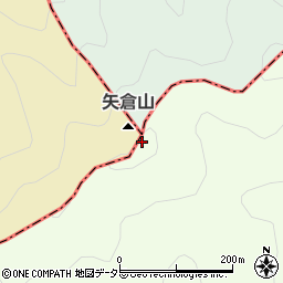 矢倉山周辺の地図