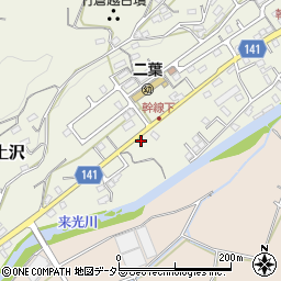 静岡県田方郡函南町上沢662周辺の地図