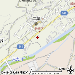 静岡県田方郡函南町上沢662-7周辺の地図