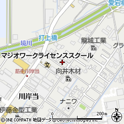 愛知県みよし市莇生町川岸当30周辺の地図