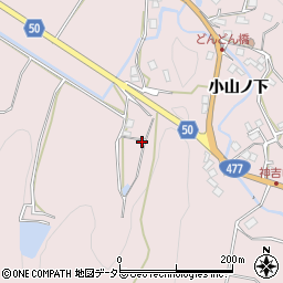 京都府南丹市八木町神吉小路谷周辺の地図