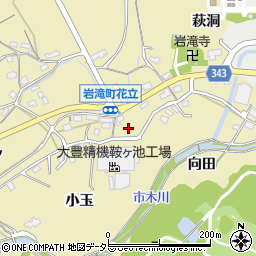 愛知県豊田市岩滝町花立189周辺の地図