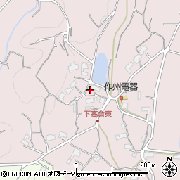 岡山県津山市下高倉東1764周辺の地図