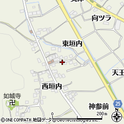 京都府南丹市八木町室橋（東垣内）周辺の地図