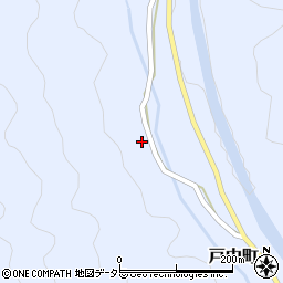 愛知県豊田市戸中町西道上周辺の地図