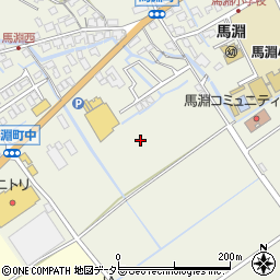 滋賀県近江八幡市馬淵町周辺の地図