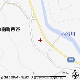 兵庫県丹波市山南町西谷155周辺の地図