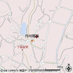 岡山県津山市下高倉東1583周辺の地図