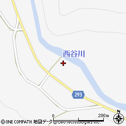 兵庫県丹波市山南町西谷162周辺の地図