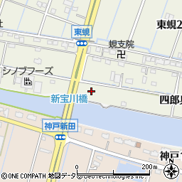 愛知県弥富市四郎兵衛周辺の地図