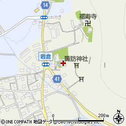 妙感寺周辺の地図