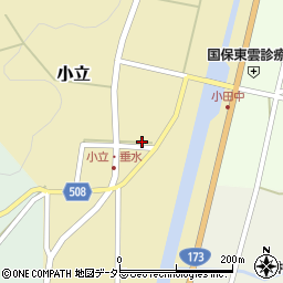 兵庫県丹波篠山市小立208周辺の地図