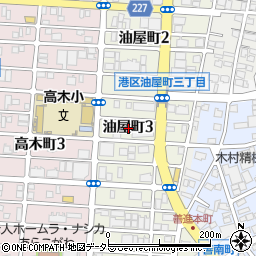愛知県名古屋市港区油屋町3丁目周辺の地図