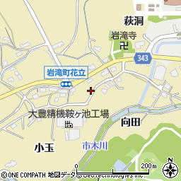 愛知県豊田市岩滝町花立187周辺の地図